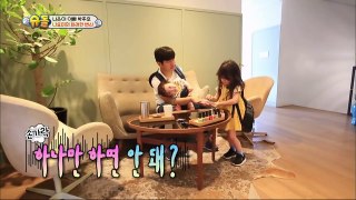 Naeun and Gunhoo are getting their hair done!! [The Return of Superman/2018.10.07]