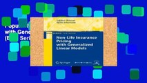 Popular Non-Life Insurance Pricing with Generalized Linear Models (EAA Series)