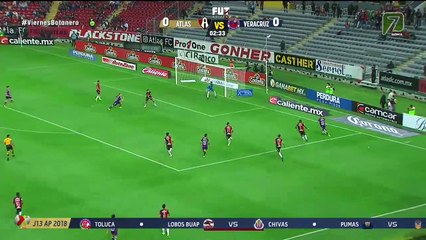Cristian Menendez goal - Atlas vs Veracruz 0-1