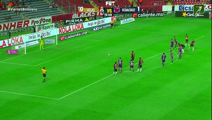 Andres Andrade Goal - Atlas vs Veracruz 1-1