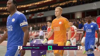 Arsenal vs Leicester City | Premier League 2018/19 | Matchweek 9 | FIFA 19 - PS4 Pro