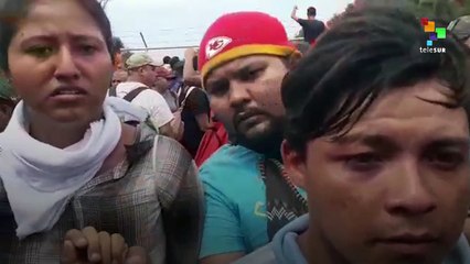 Migrants demand respect for their human rights