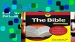 [P.D.F] The Bible For Dummies (For Dummies (Lifestyle)) [P.D.F]