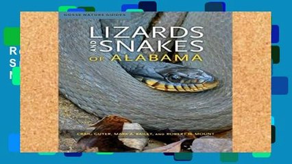 Review  Lizards and Snakes of Alabama (Gosse Nature Guides)