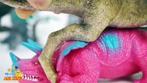 Squishy Dinosaurs Soft Toys for Children - Tyrannosaurus Velociraptor Brachiosaurus Triceratops