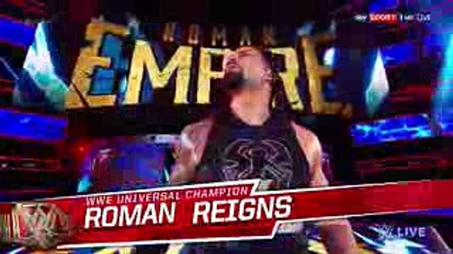 Roman Reigns & Braun Strowman vs. Dolph Ziggler & Drew McIntyre Raw, Aug. 27, 2018