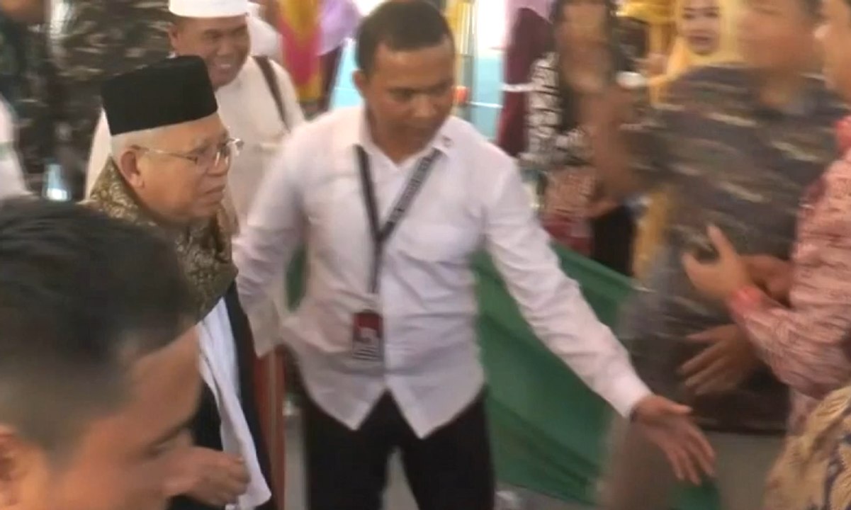 Ma'ruf Amin Peringati Hari Santri di Bangkalan