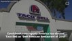 Taco Bell Voted Best Mexican Restaurant Of 2018