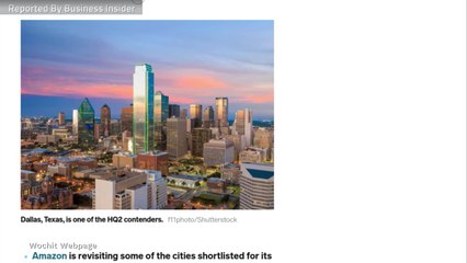 Amazon Is Revisiting HQ2 Contenders As It Prepares To Make Its Decision