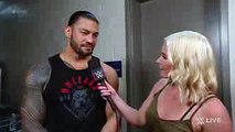 Roman Reigns brawls with Jinder Mahal during their interview Raw, June 4, 2018