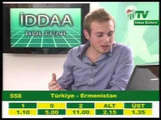 İddaa Bülteni Salı-Çarşamba Programı (13.10.2009)