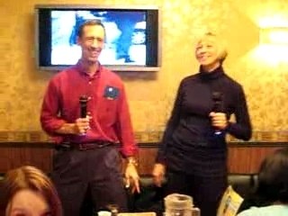 dad rocking out at karaoke