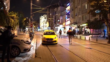 Turist Almak İçin Tramvay Yoluna Giren Taksicilere Ceza Yağdı