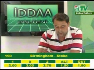 İddaa Bülteni İzleyenler Kazandı (21.08.2009)