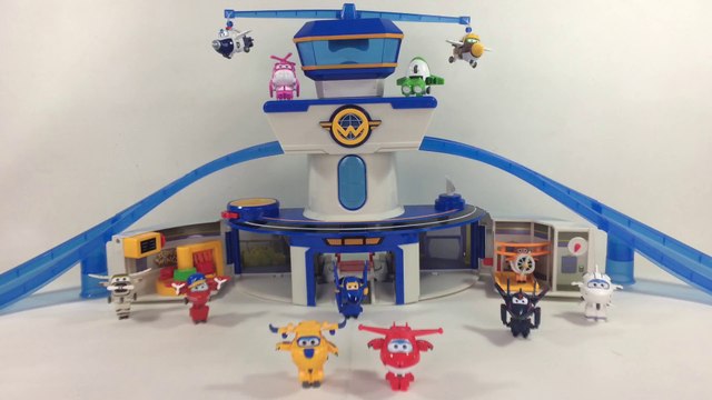 Super Wings World Airport Playset w Jett Donnie Mini Transforming 출동슈퍼윙스 || Keith's Toy Box