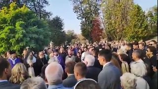 Novo Groblje, sahrana Milene Dravić 19.10.2018.