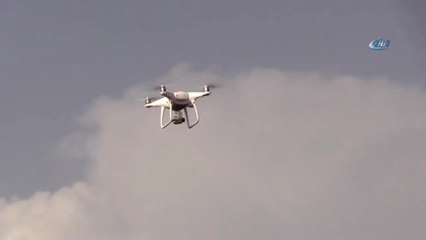 Uşak'ta Sürücüler Drone ile Kontrol Edildi