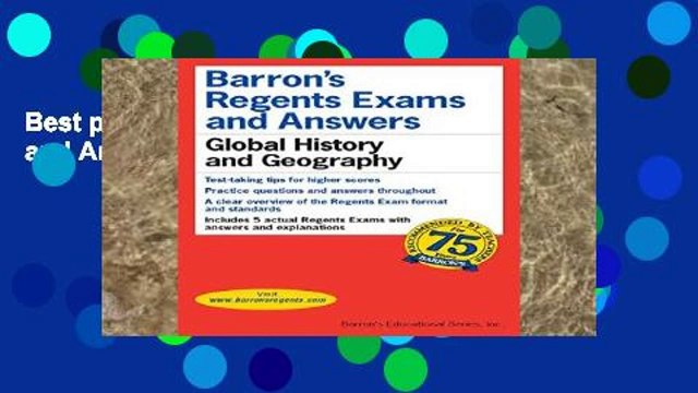 Best product  Barron s Regents Exams and Answers: Global Studies