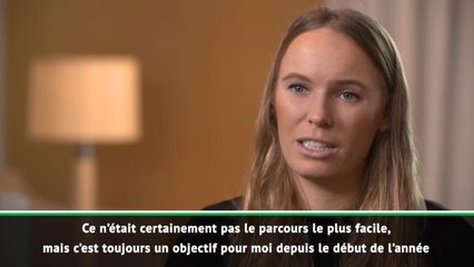 Masters - Wozniacki : "Ce ne sera pas facile de défendre mon titre"