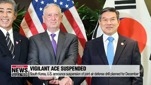 South Korea and U.S. suspend major joint military exercise slated for Dec.