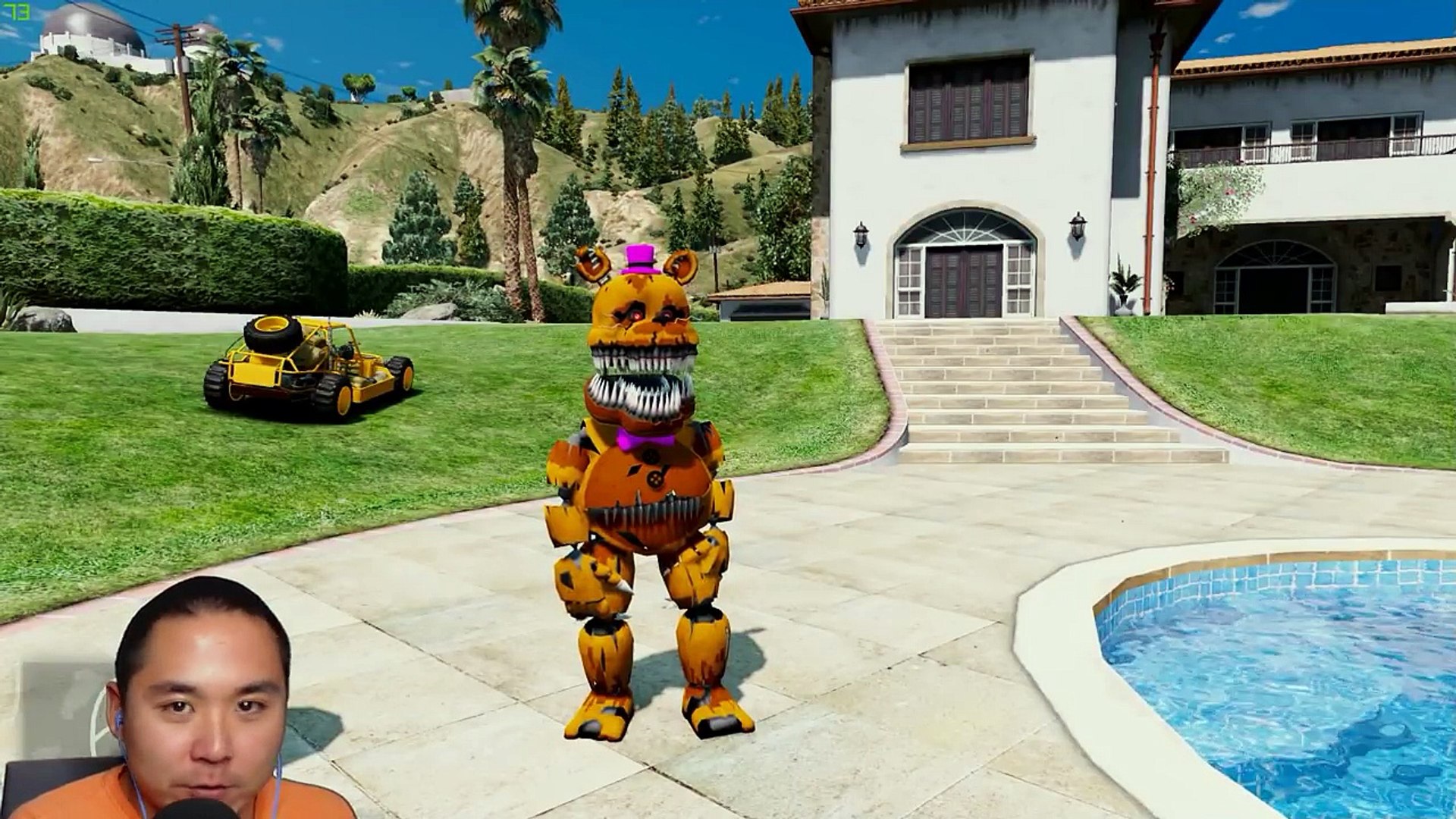 Nightmare Fred Bear Gets His First Pet Dog Gta 5 Mods For Kids