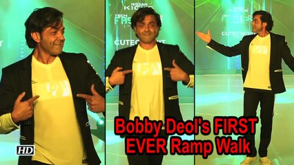 Watch Bobby Deol's FIRST EVER Ramp Walk