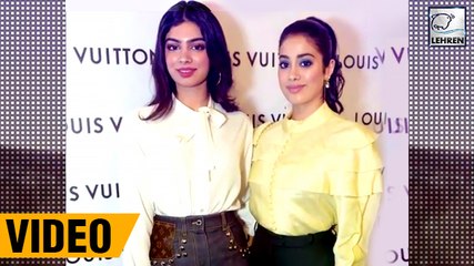Janhvi And Khushi Kapoor Looks Super Stylish At Louis Vuitton Store Launch In Delhi