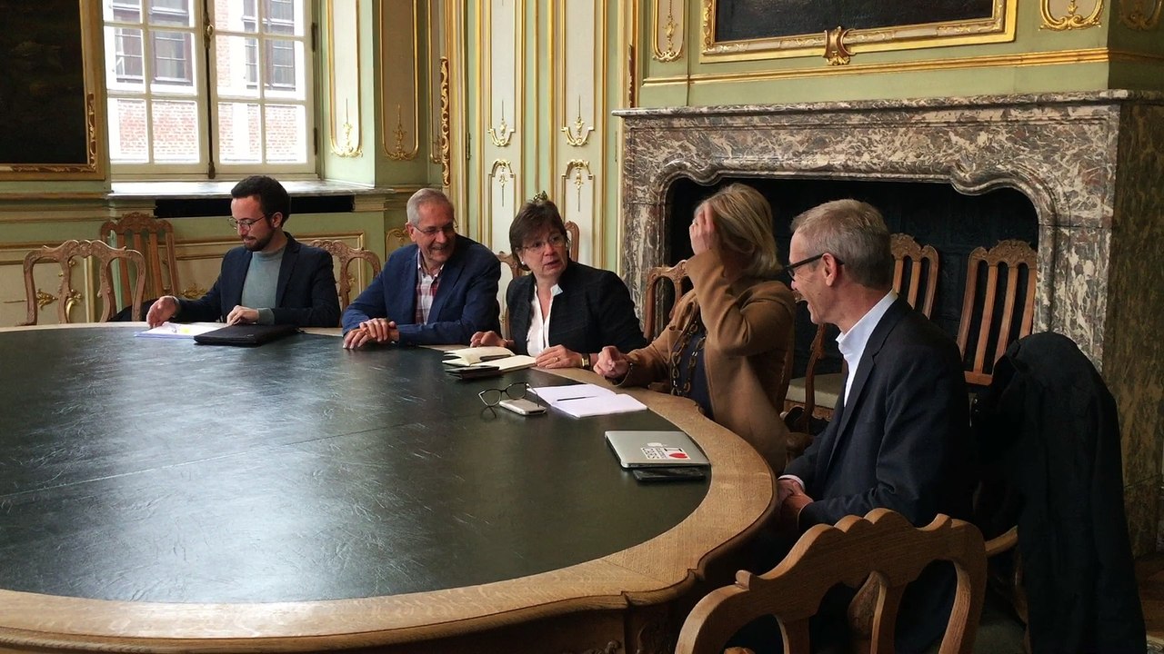 Le PS recoit le CDH - Elections communales 2018 - Liège