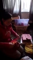 Girl catches boyfriend cheating, cuts all the badges off his football shirts
