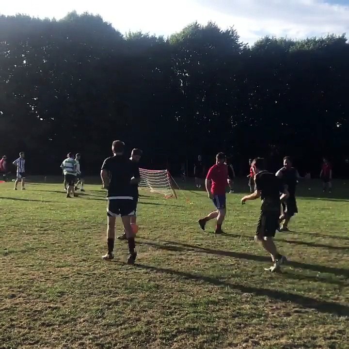 gets hit in the face with football twice during training