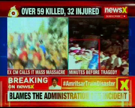 Amritsar train accident: Sukhbir Singh Badal blames the administration for the incident