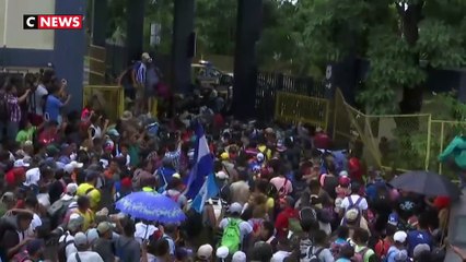 Vague impressionnante de migrants honduriens au Mexique