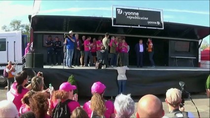 Le final réussi des Foulées roses à Auxerre