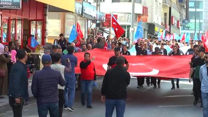 Nevşehir'de Doğu Türkistan İçin Yürüyüş Düzenlendi