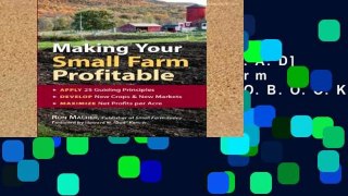 F.R.E.E [D.O.W.N.L.O.A.D] Making Your Small Farm Profitable [A.U.D.I.O.B.O.O.K]