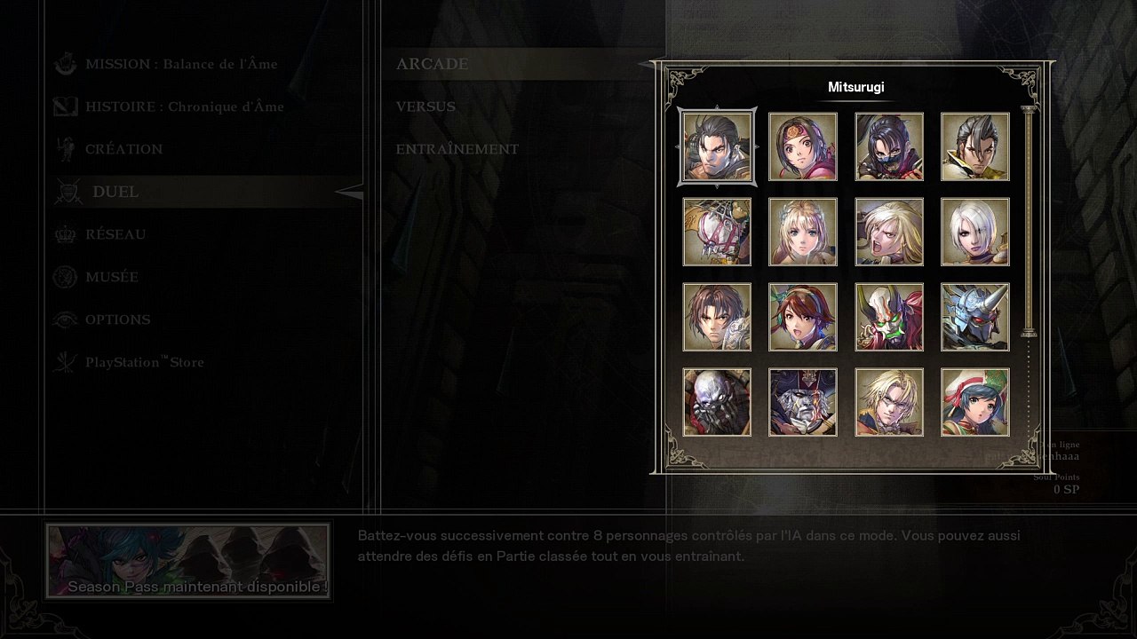 SOULCALIBUR™Ⅵ Tous Les Personnages