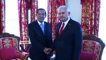 TBMM Başkanı Yıldırım, Kamboçya Başbakanı ile Görüştü