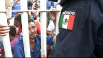 Migrant caravan stopped on Mexico-Guatemala border