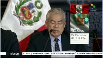 Velasco: Hinostroza debe decir cómo funcionaba red criminal que lideró