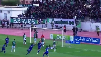 شاهد هدف الرجاء الاول في مرمى أولمبيك خريبكة