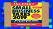 Review  J.K. Lasser s Small Business Taxes 2019: Your Complete Guide to a Better Bottom Line