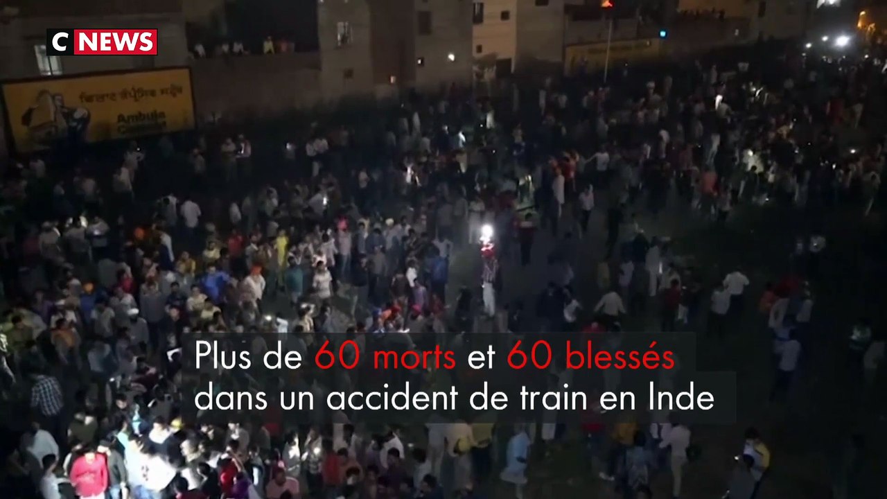 Inde : spectaculaire accident de train