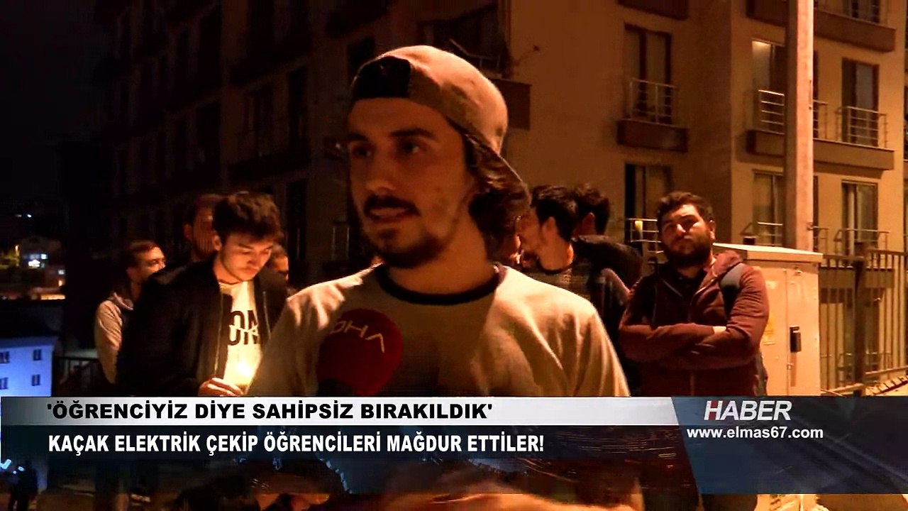 Burası Zonguldak! Kaçak elektrik çekip öğrencileri mağdur ettiler!
