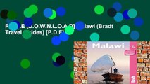 F.R.E.E [D.O.W.N.L.O.A.D] Malawi (Bradt Travel Guides) [P.D.F]