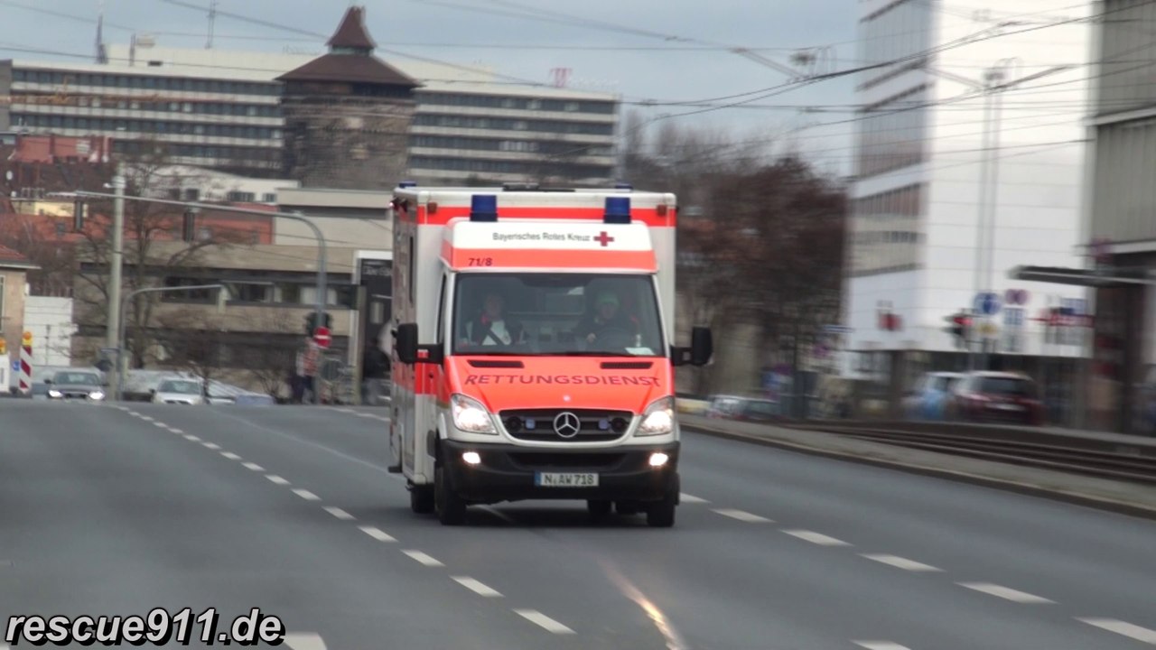 RTW Rettungsdienst Nürnberg (Zusammenschnitt)