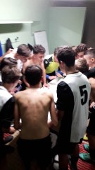 Chant de la victoire des U15 A qui accèdent à la DS !