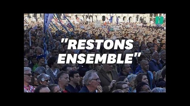 Arrêtez le Brexit , la foule europhile s'est rassemblé en nombre à Londres