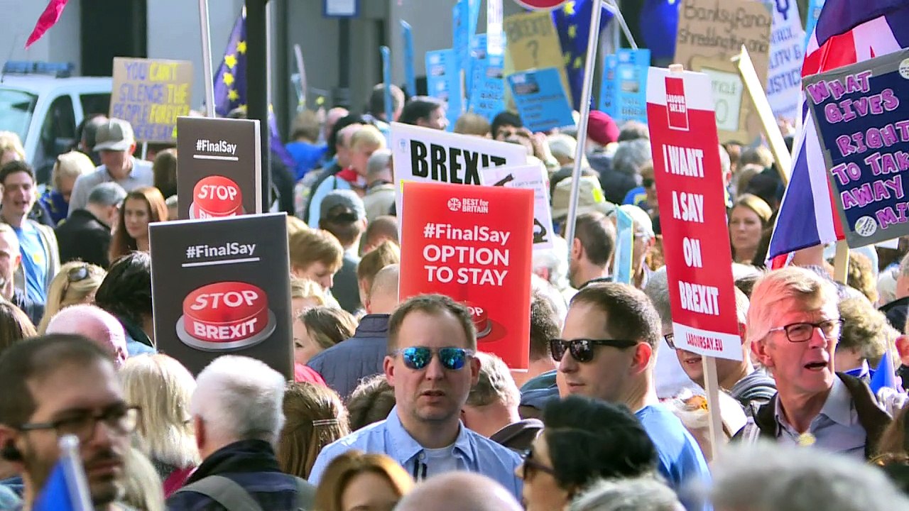 London: Hunderttausende demonstrieren gegen den Brexit