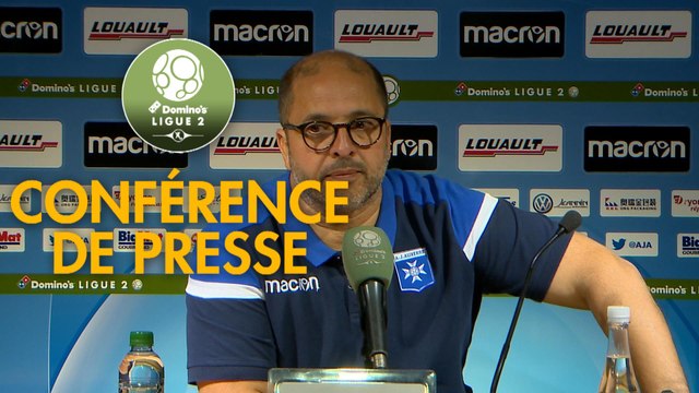 Conférence de presse AJ Auxerre - AS Béziers (2-0) : Pablo CORREA (AJA) - Mathieu CHABERT (ASB) - 2018/2019