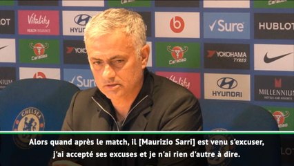 Mourinho : "Jaccepte ses excuses"